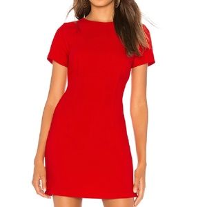 Superdown Crystal Mini Dress in Red